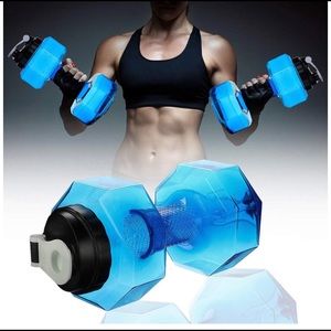 Dumbell water bottle